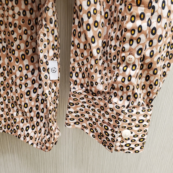 Ted Baker 'Dunston' Long Sleeve Retro Dot Shirt XL/XXL - Picture 5 of 11